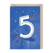 Opakowanie Karnet Urodziny 5