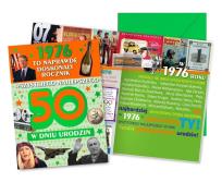 Opakowanie Karnet Urodziny 50