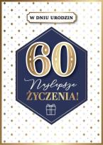 Opakowanie Karnet Urodziny 60