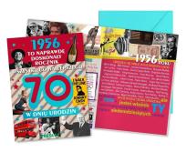 Opakowanie Karnet Urodziny 70