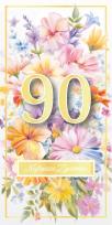 Opakowanie Karnet Urodziny 90