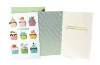 Opakowanie Karnet Urodziny babeczki