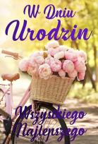 Opakowanie Karnet Urodziny damskie rower