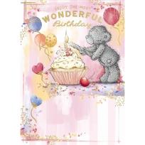 Opakowanie Karnet Urodziny Enjoy the most wonderful birthday