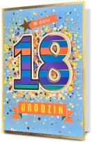 Opakowanie Karnet Urodziny Osiemnastka