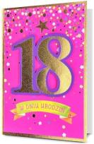 Opakowanie Karnet Urodziny Osiemnastka