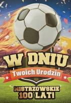 Opakowanie Karnet Urodziny piłka