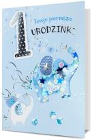 Opakowanie Karnet Urodziny Roczek