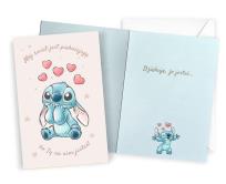 Opakowanie Karnet Urodziny Stitch