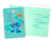 Opakowanie Karnet Urodziny Stitch