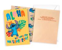 Opakowanie Karnet Urodziny Stitch