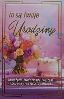 Opakowanie Karnet urodziny z wymiennymi cyframi JCX-232