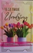 Opakowanie Karnet urodziny z wymiennymi cyframi JCX-236