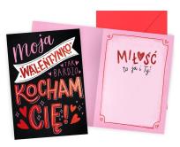 Opakowanie Karnet Walentynki