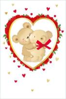 Opakowanie Karnet Walentynki - Sweet Teddies