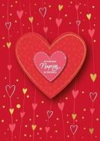 Opakowanie Karnet Walentynki wymienne napisy