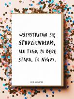 Opakowanie Karnet Wszystkiego się spodziewałam