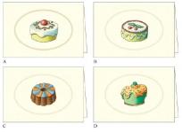 Opakowanie Karnet z kopertą AGR 063 Ciastka 11,5x17cm ROSSI