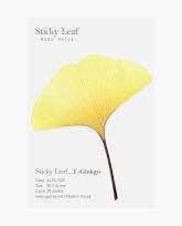 Opakowanie Karteczki samoprzylepne T Miłorząb yellow S