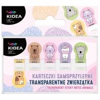 Opakowanie Karteczki samoprzylepne Zwierzątka KIDEA