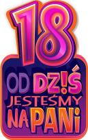 Opakowanie Kartka okolicznościowa Urodziny 18