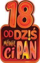 Opakowanie Kartka okolicznościowa Urodziny 18