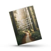 Opakowanie Kartka składana - Bądź mężny - droga