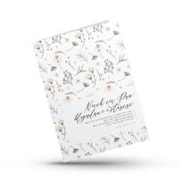 Opakowanie Kartka składana - Błogosławienstwo - kwiatuszki