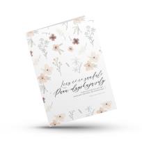 Opakowanie Kartka składana - Lecz Ci co zaufali - kwiaty