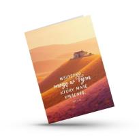 Opakowanie Kartka składana - Wszystko mogę w Tym - domek