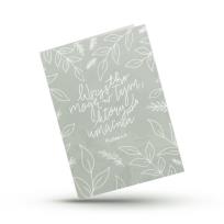 Opakowanie Kartka składana - Wszystko mogę w Tym - szałwia