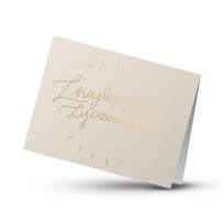 Opakowanie Kartka składana - Z najlepszymi życzeniami