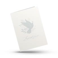 Opakowanie Kartka składana - Zaproszenie - gołąb
