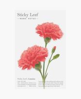 Opakowanie Kartki samoprzylepne Goździk czerwony M