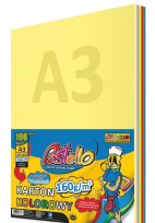 Opakowanie Karton kolorowy A3 160g 10 kolorów 100 arkuszy