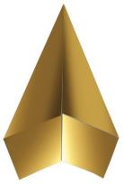 Opakowanie Karton metalizowany 230g A4 (10szt) złoty