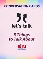 Okładka książki Karty Konwersacyjne Let's talk 5 things to talk...