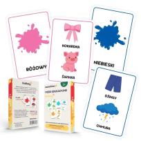 Opakowanie Karty obrazkowe Fiszki Kolory