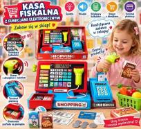 Opakowanie Kasa sklepowa z terminalem do kart płatniczych