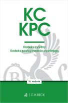 Okładka książki KC. KPC. Kodeks cywilny. Kodeks postępowania cywilnego. Edycja Sędziowska wyd. 38