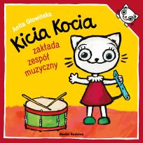 Okładka książki Kicia Kocia zakłada zespół muzyczny
