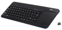 Okładka książki Klawiatura bezprzewodowa Trust Veza 20960 (USB 2.0; kolor czarny)