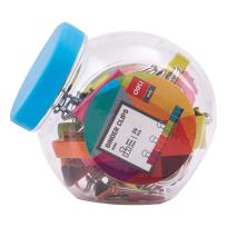 Opakowanie Klips do akt 15mm/19mm/25mm mix kolorów i rozmiarów 24szt.