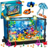 Opakowanie Klocki akwarium z rybami światło 725el