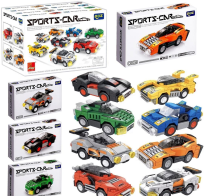 Opakowanie Klocki auto 55el MIX