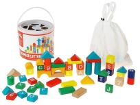 Opakowanie Klocki drewniane z numerkami 50szt