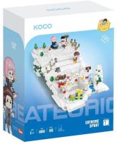 Opakowanie Klocki KOCO Jazda na nartach 1543 elementów