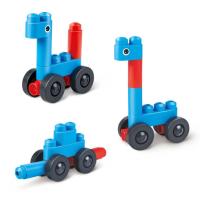 Opakowanie Klocki konstrukcyjne, Auta i Zwierzaki, 6 el., 18m+, PolyM