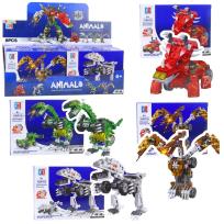 Opakowanie Klocki konstrukcyjne Dinozaur auto 2w1 MIX