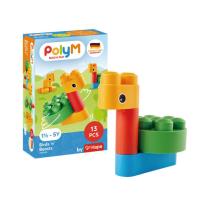 Opakowanie Klocki konstrukcyjne, Ptaki i zwierzęta, 13 el., 18m+, PolyM